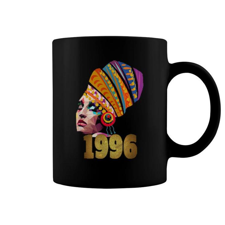 Black Queen Born In 1996 Black Girl Happy Birthday  Coffee Mug