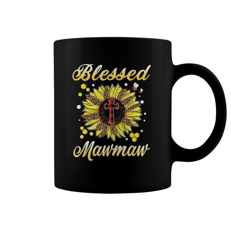 Blessed Mawmaw Cross Sunflower Mother Day Coffee Mug