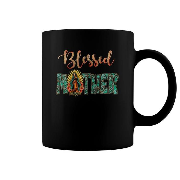Blessed Mother,Madre,Virgen De Guadalupe,Virgin Mary,Mexican Coffee Mug