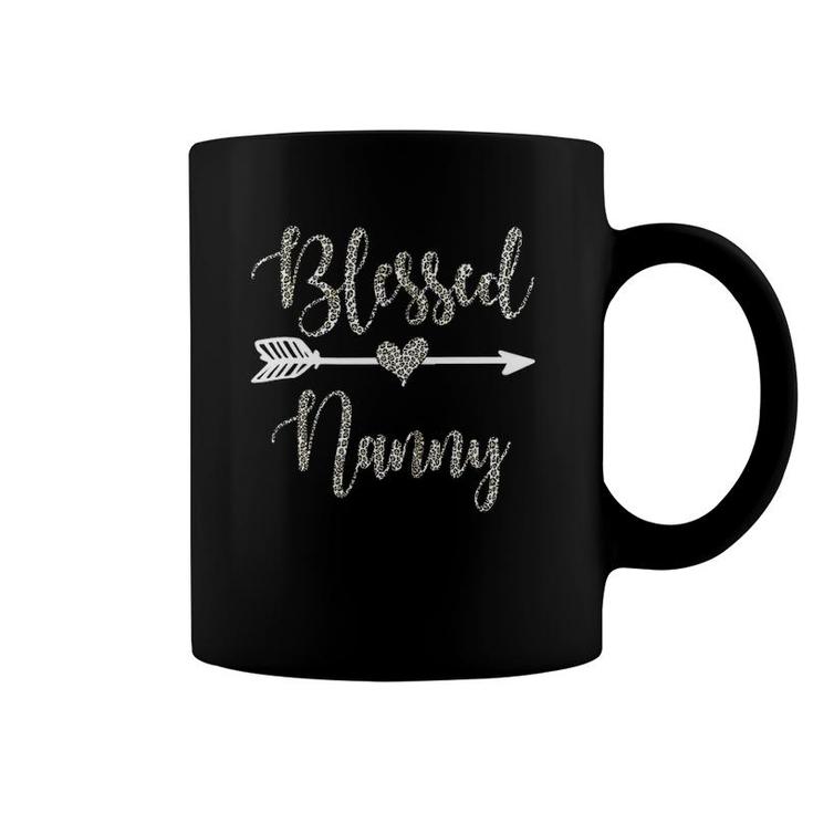Blessed Nanny Mothers Day Grandma Gift Leopard Women Coffee Mug