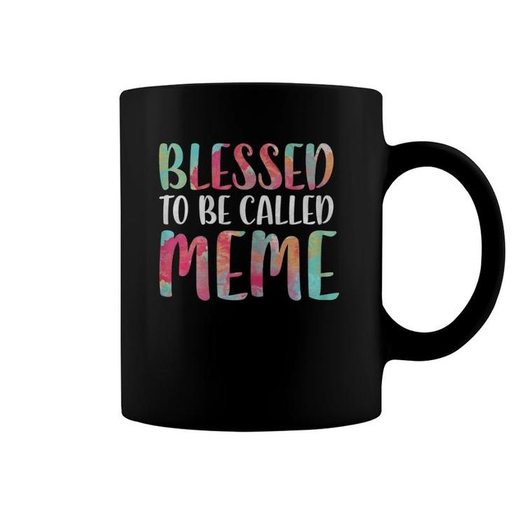 Blessed To Be Called Meme Mother's Day Coffee Mug