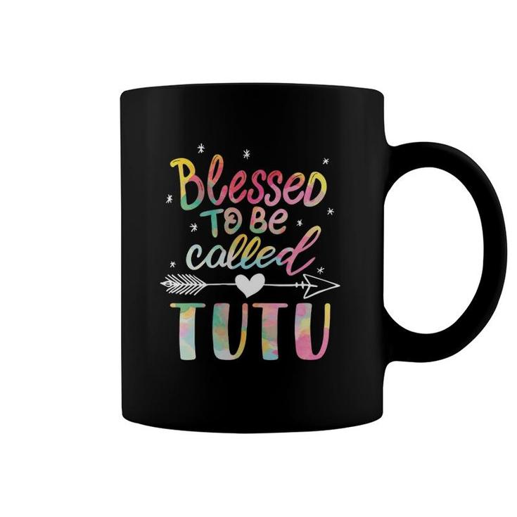 Blessed To Be Called Tutu Grandmother Gift Nana Abuela Coffee Mug