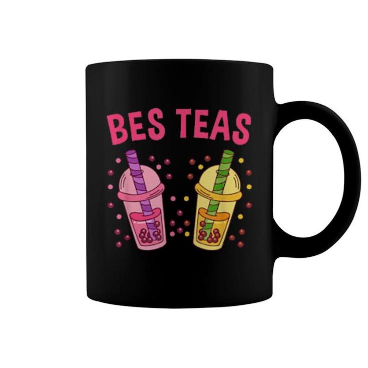 Boba Bes Teas Besties Cute Bubble Tea Best Friends Coffee Mug