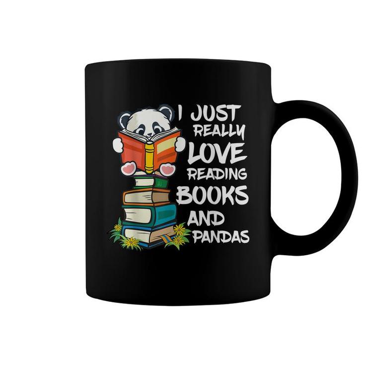 Book Lover  Kids Panda Lover Book Reading  Coffee Mug