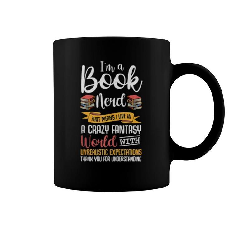 Book Nerd Reading Bookworm Geeky Hobby Passion  Coffee Mug