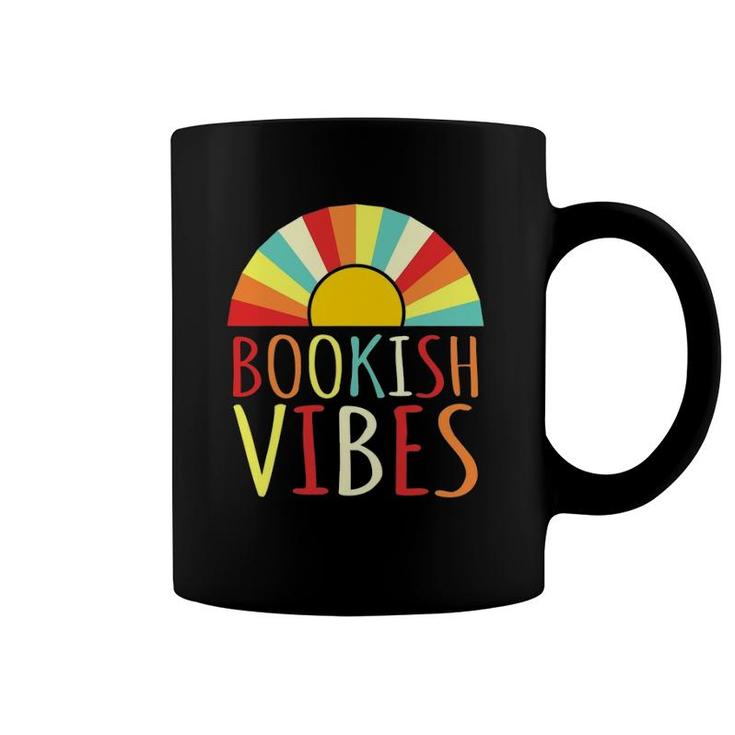 Bookish Vibes Funny Book Reader Reading Graphic Coffee Mug