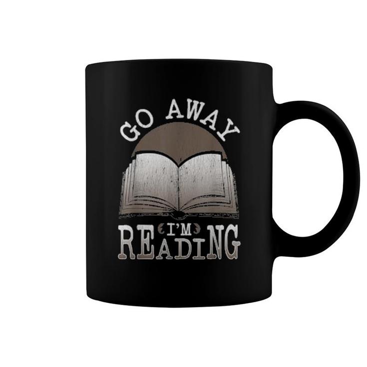 Books For Bookworm Readers Go Away Im Reading  Coffee Mug