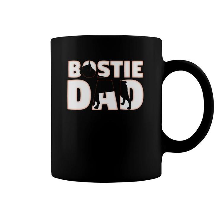 Bostie Dad Boston Terrier Gift Father Dog Dad Coffee Mug