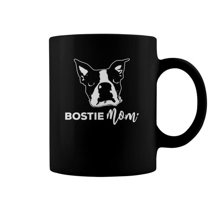 Bostie Mom - Boston Terrier Women Or Girls Coffee Mug