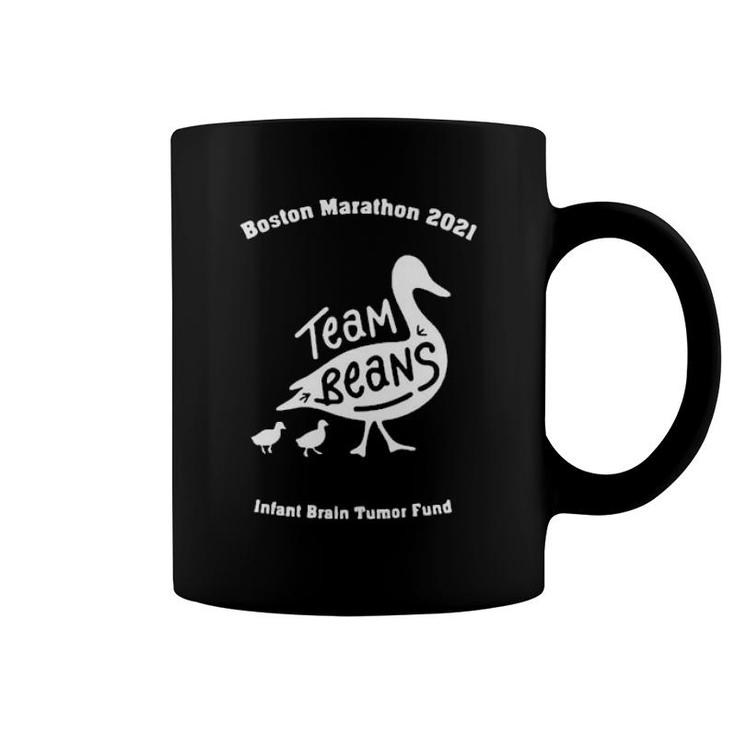 Boston Marathon 2021 Team Beans Infant Brain Tumor Fund  Coffee Mug