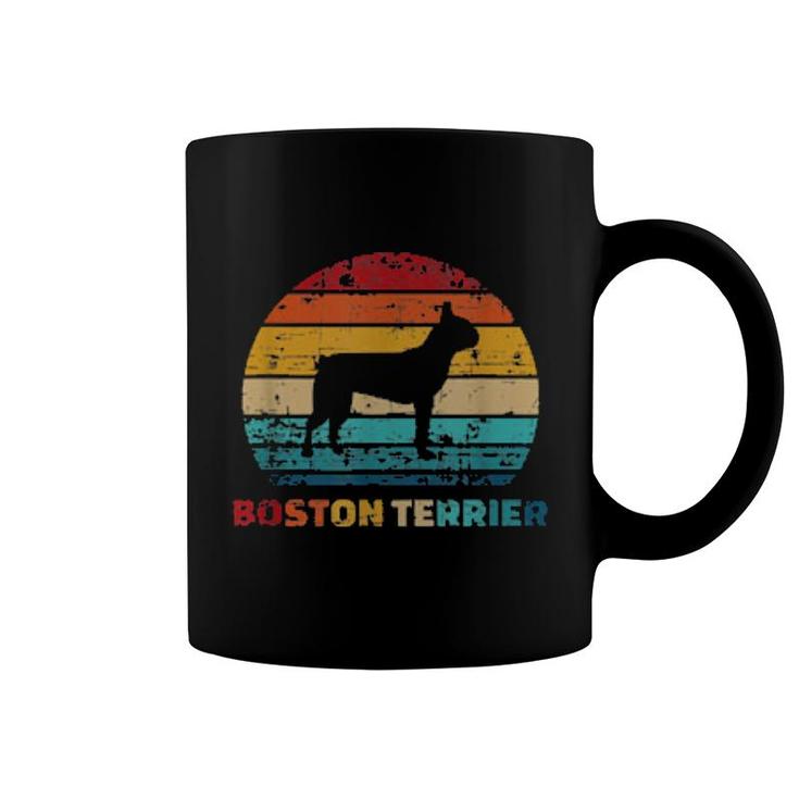 Boston Terrier Vintage Retro  Coffee Mug