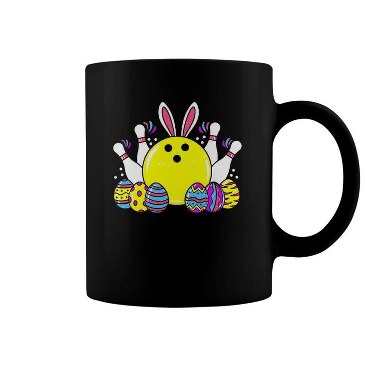 Bowling Easter Bunny Family Matching Bowling Game Costume Coffee Mug