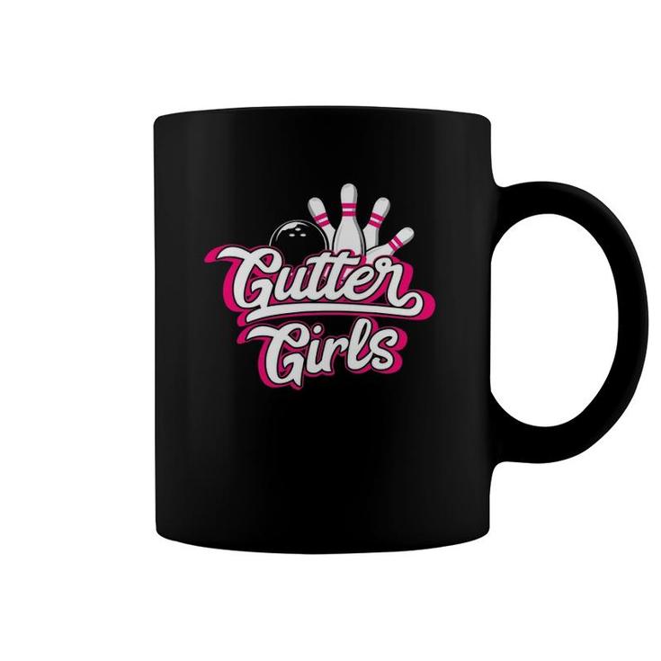 Bowling Gutter Girls Funny League Bowler Gift Coffee Mug