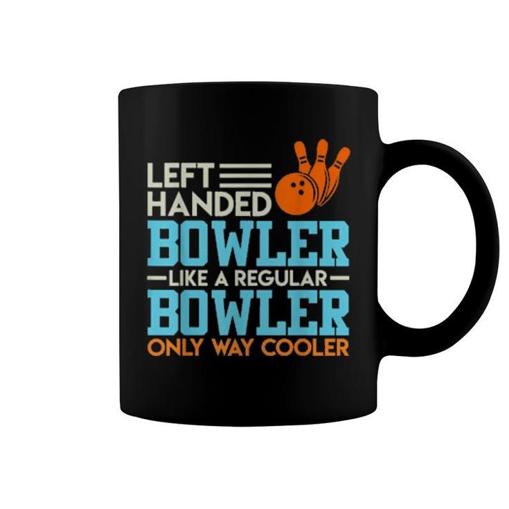 Bowling Vintage Spruch Linkshänder Besserer Bowler  Coffee Mug