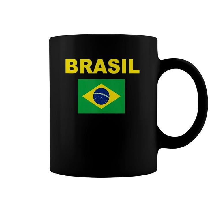 Brazil Flag Cool Brasil Flag Brazilian Flags Men Women  Coffee Mug