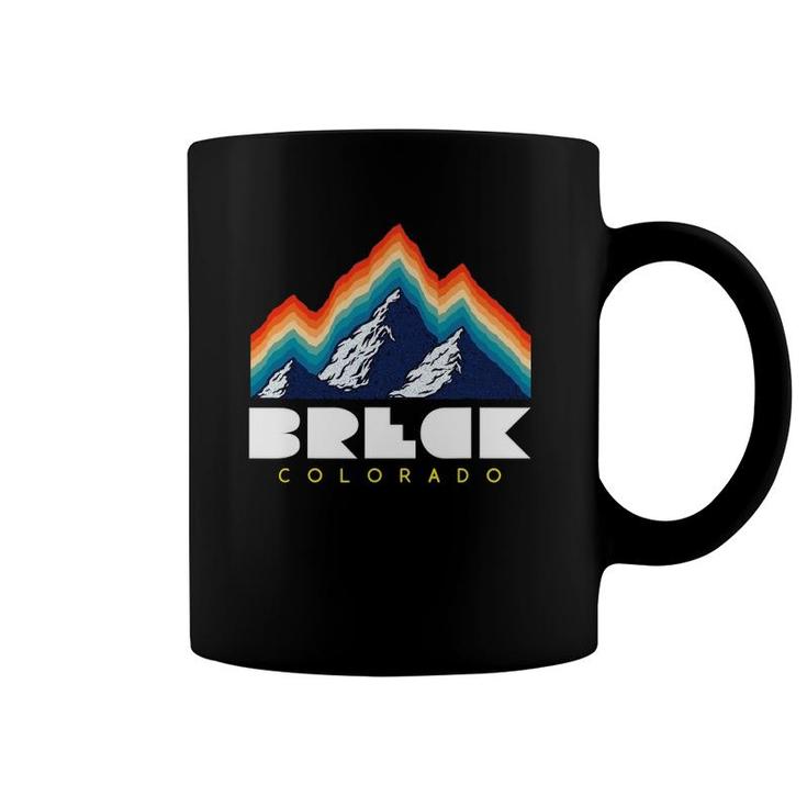 Breck Colorado Retro Usa Ski Coffee Mug