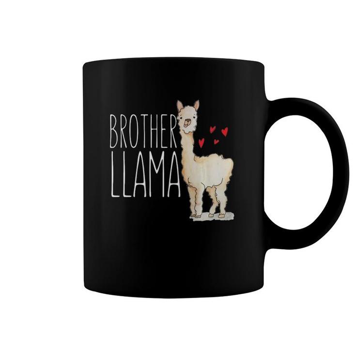 Brother Llama  Matching Family Tribe Kids Son Boys Coffee Mug