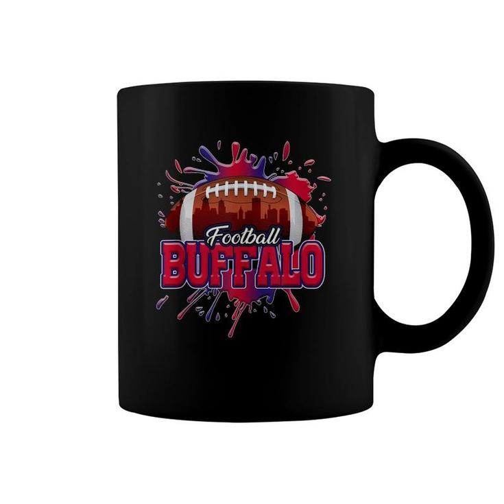 Buffalo Football  Retro Vintage New York Bill  Coffee Mug