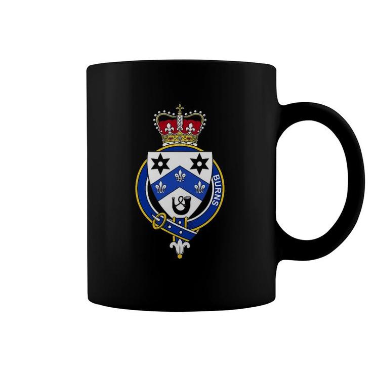 Burns Coat Of Arms Family Crest Coffee Mug