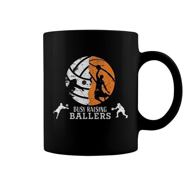Busy Raising Ballers Coffee Mug