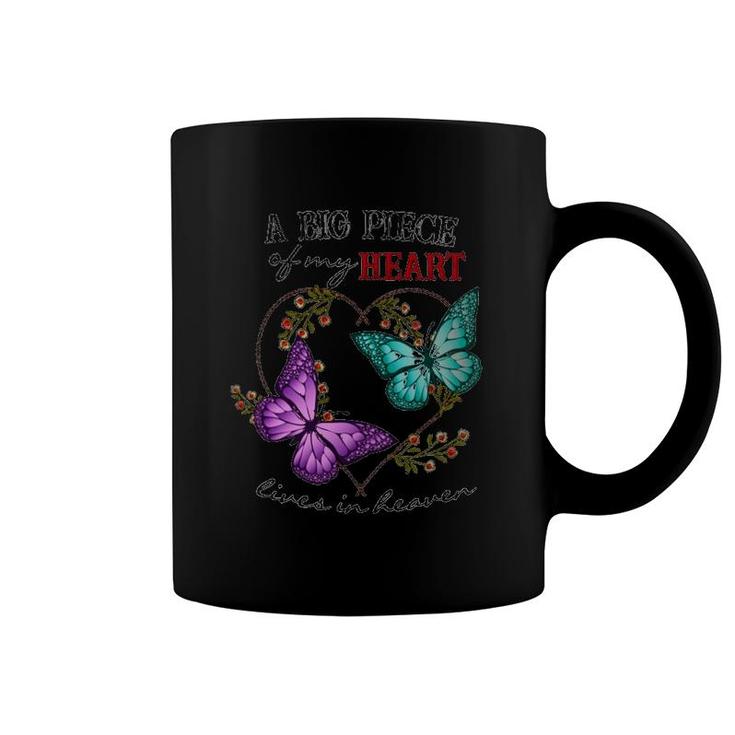 Butterfly A Big Piece Of My Heart Coffee Mug