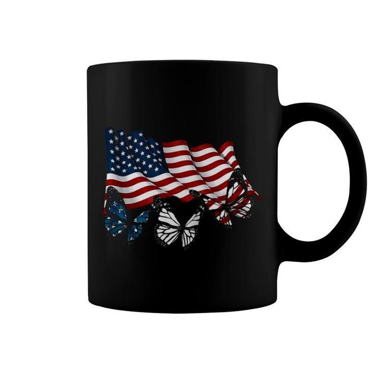 Butterfly Flag Coffee Mug