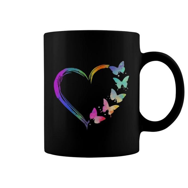 Butterfly Heart Coffee Mug