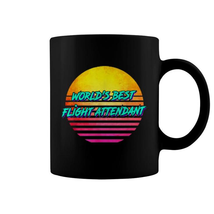Cabin Crew Idea Worlds Best Flight Attendant  Coffee Mug