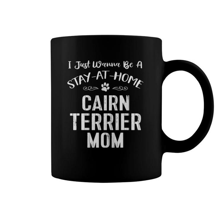 Cairn Terrier Dog Momgift Love Paw Print Heart Coffee Mug