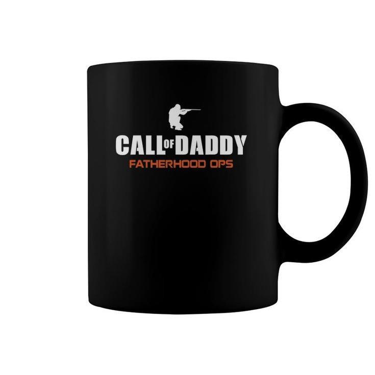Call Of Daddy Fatherhood Ops Army Father's Day Coffee Mug