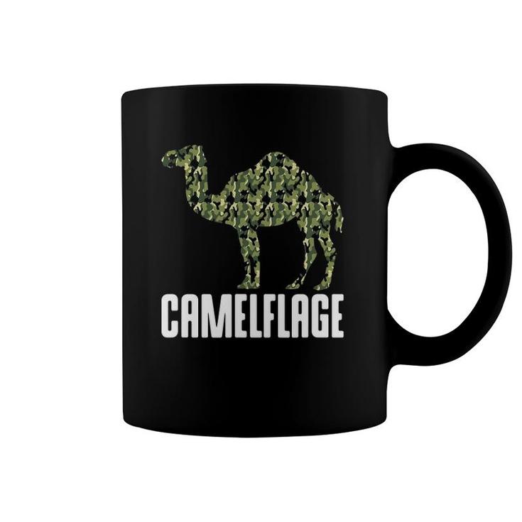 Camouflage Camel Dromedary Camelflage Hump Day Camo Outfit Coffee Mug