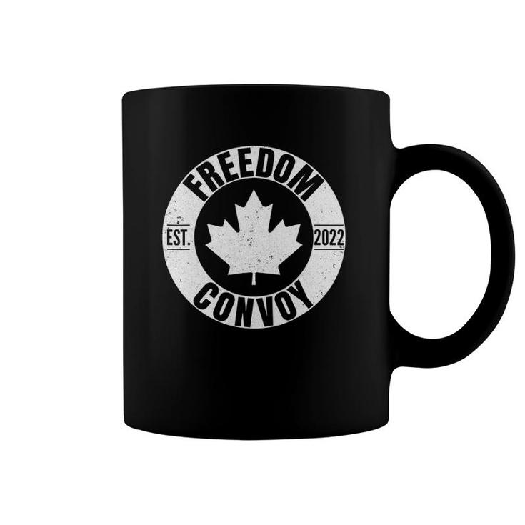 Canada Freedom Convoy 2022 - Canadian Maple Leaf Coffee Mug