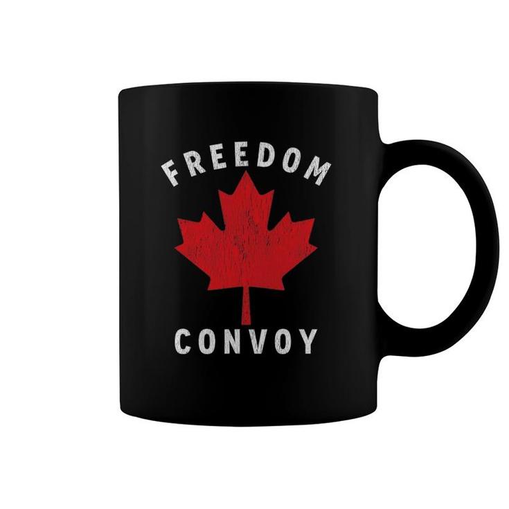 Canada Freedom Convoy 2022 Canadian Truckers Support Gift Coffee Mug
