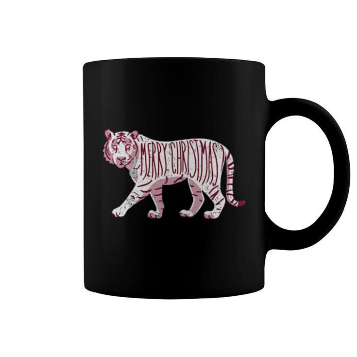 Candy Cane Tiger Sweat Coffee Mug