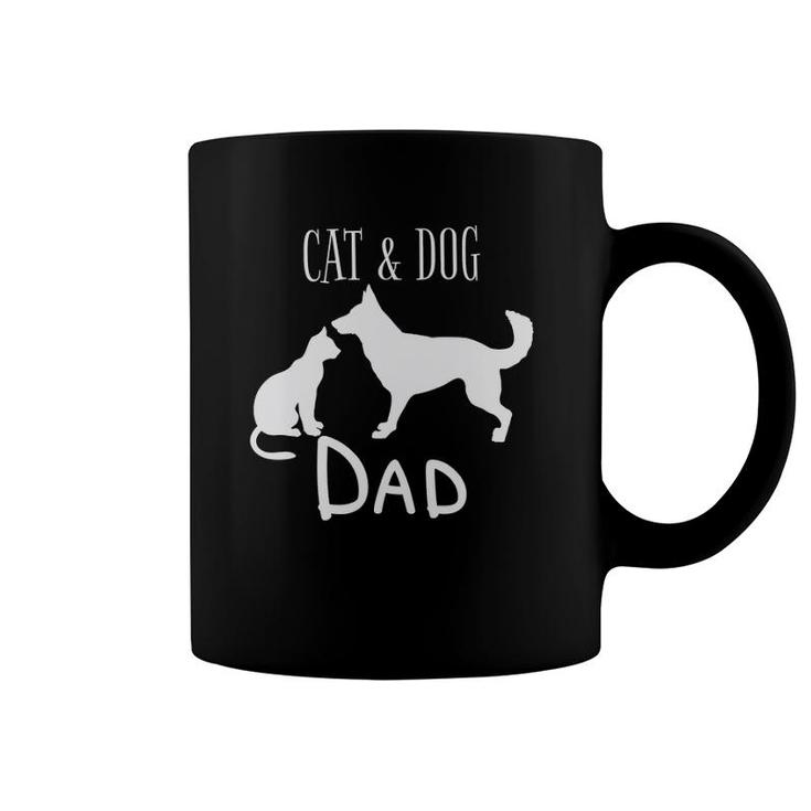 Cat Dog Dad Owner Cute Father Daddy Pet Papa Gift Coffee Mug