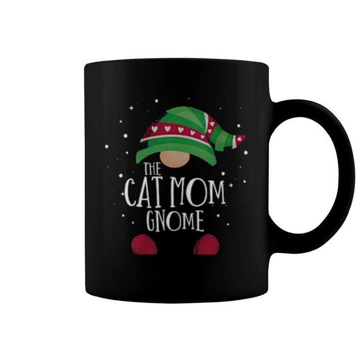 Cat Mom Gnome Matching Christmas Pjs Family Pajamas  Coffee Mug