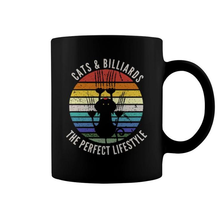 Cats & Billiards Coffee Mug