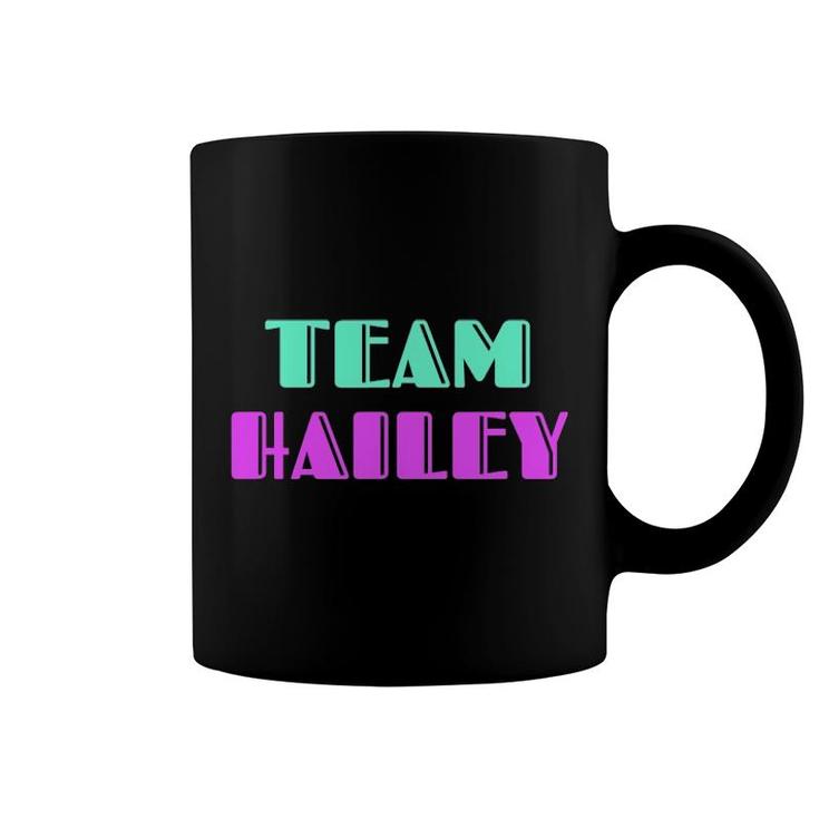 Cheer For Hailey Support Be On Team Hailey 90S Style Coffee Mug