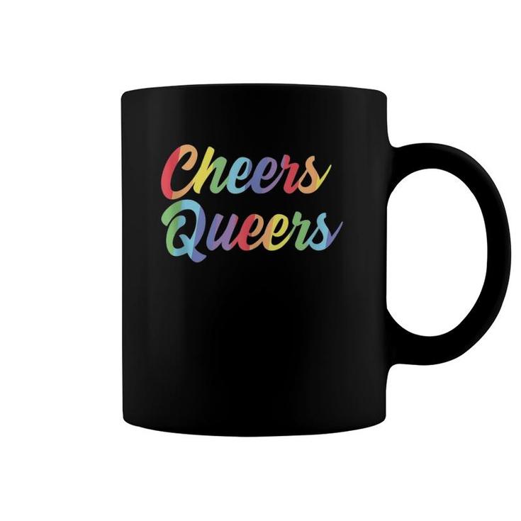 Cheers Queers Lgbt Gay Pride  Coffee Mug
