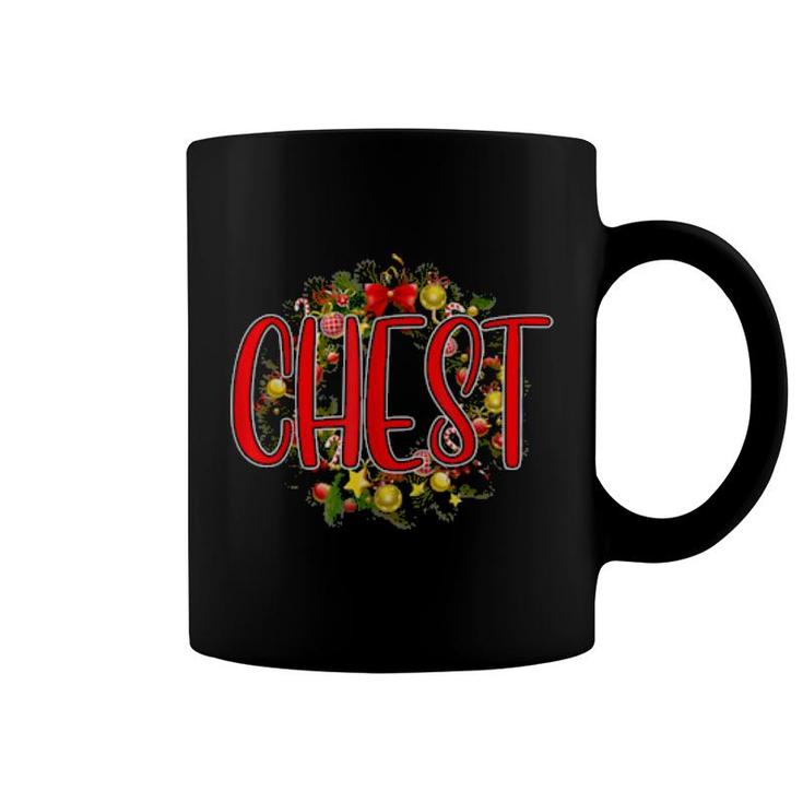 Chest Nuts Matching Chestnuts Christmas Couples Chest  Coffee Mug
