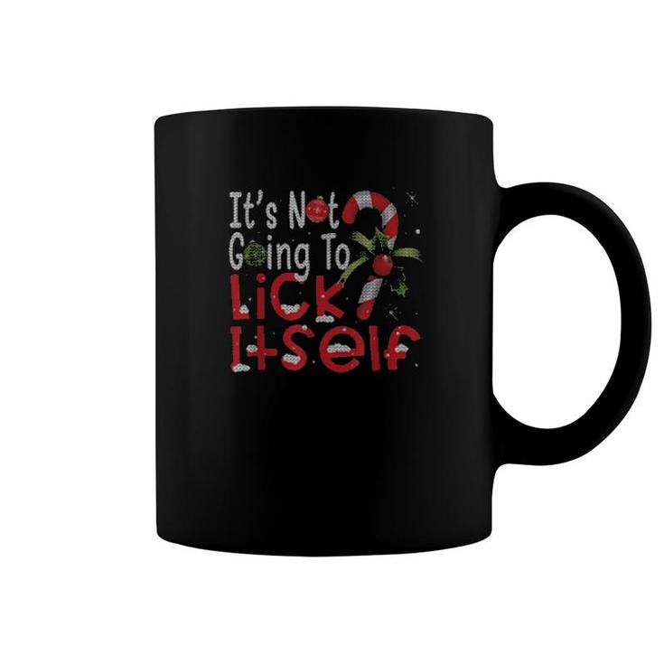 Christmas It’S Not Going To Lick Itself Candy Cane Sweater Coffee Mug