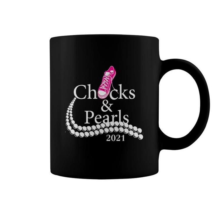 Chucks And Pearls 2021 Parody Coffee Mug