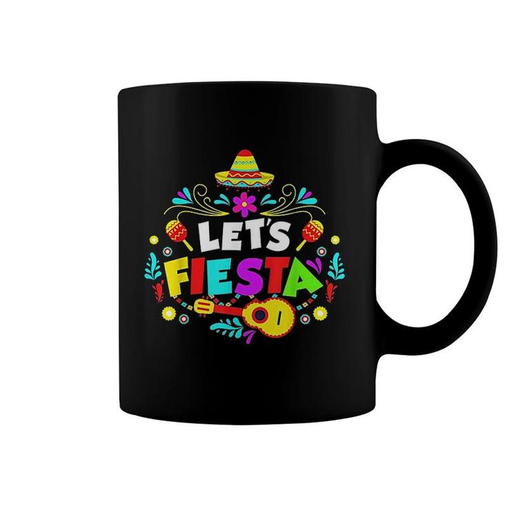 Cinco De Mayo Party Lets Fiesta Mexican Coffee Mug