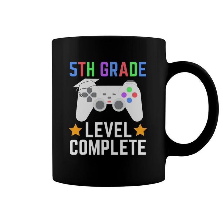 Class Of 2021 5Th Grade Level Complete Gamer Graduation Gift Coffee Mug