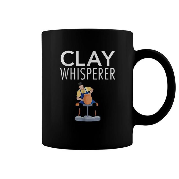 Clay Whisperer Ceramic Pottery Artist Coffee Mug