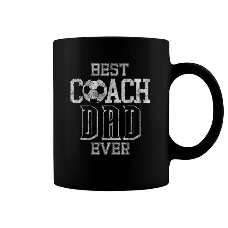 Coach Dad Soccer Daddy Papa Fathers Day Coffee Mug