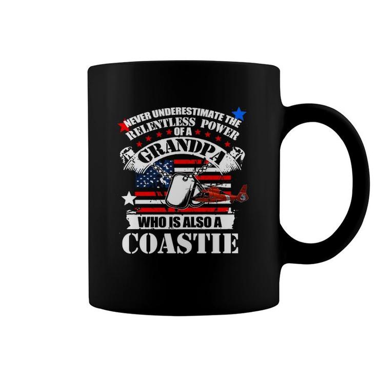 Coast Guard Grandpa Gift Coffee Mug