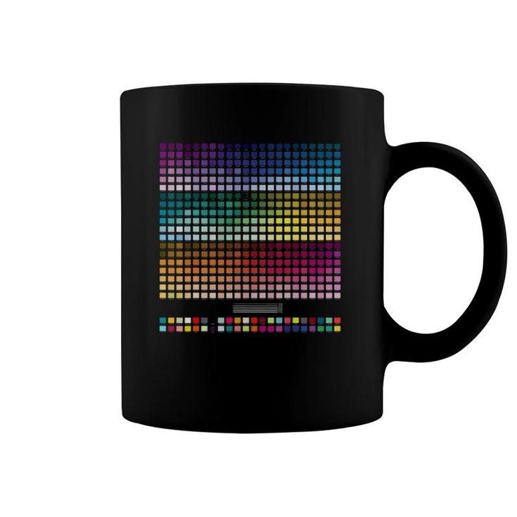 Color Chart Test Color Chart Coffee Mug