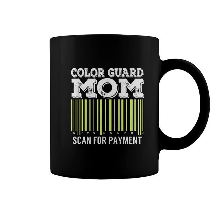 Color Guard Mom Scan For Payment Coffee Mug