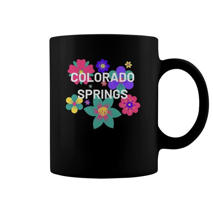 Colorado Springs Floral Souvenir Tee For Women And Kids Coffee Mug